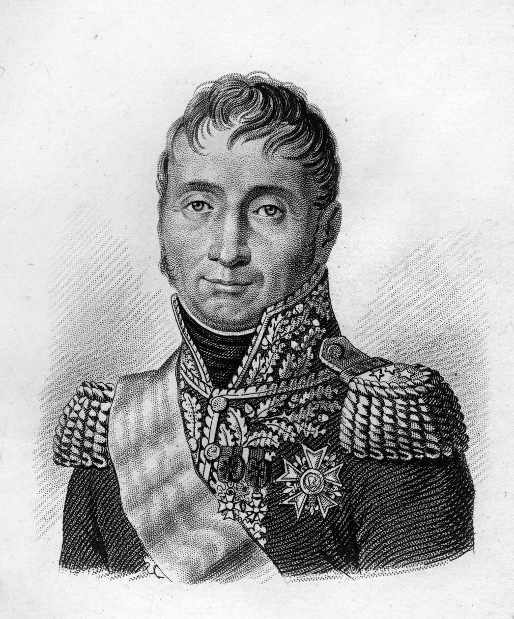 Jean Dominique COMPANS (1769-1845) - v „“ Portréty francouzských generálů po vítězstvích a výbojích Francouzů““. Vyryl Ambroise Tardieu v roce 1818. Sbírka Stella. od Ambroise Tardieu