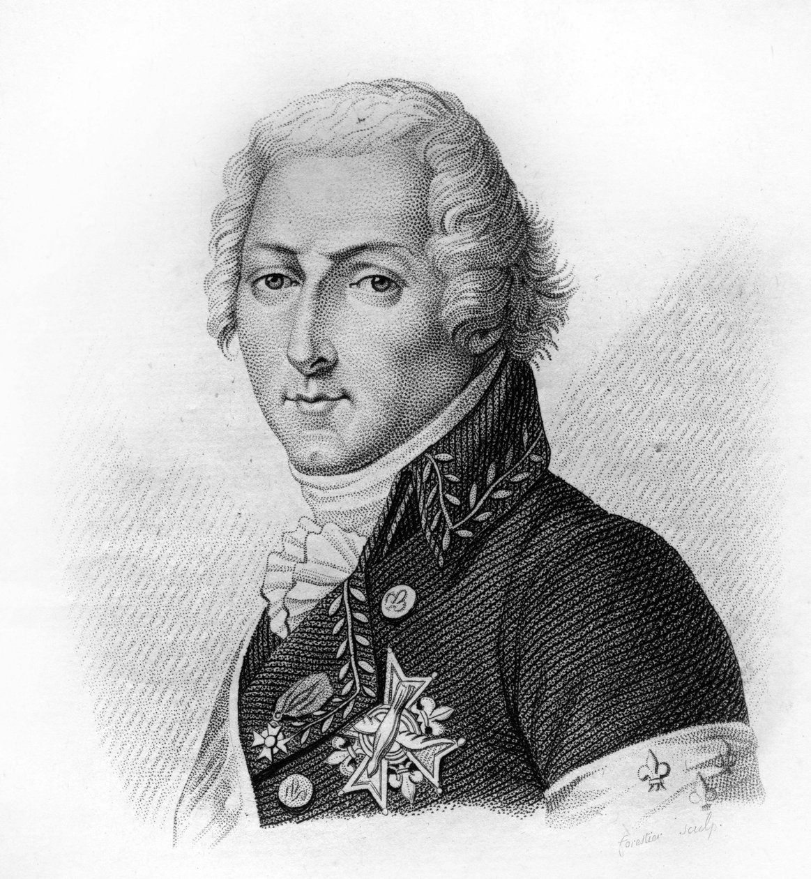 Louis Antoine Henri de Bourbon, vévoda z Enghien princ z rodu Bourbonů (1772 až 1804) - v „Portrétech francouzských generálů po vítězstvích a výbojích Francouzů““. Vyryl Ambroise Tardieu v roce 1818. Sbírka Stella. od Ambroise Tardieu