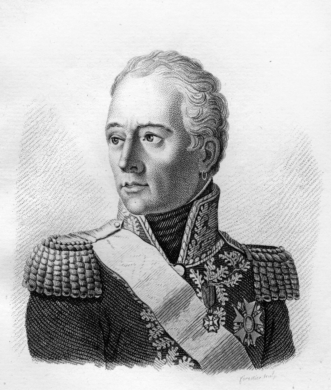 Louis Marie Turreau de Garambouville (1756-1816), francouzský generál.- v „Portrétech francouzských generálů po vítězstvích a výbojích Francouzů““. Vyryl Ambroise Tardieu v roce 1818. Sbírka Stella. od Ambroise Tardieu