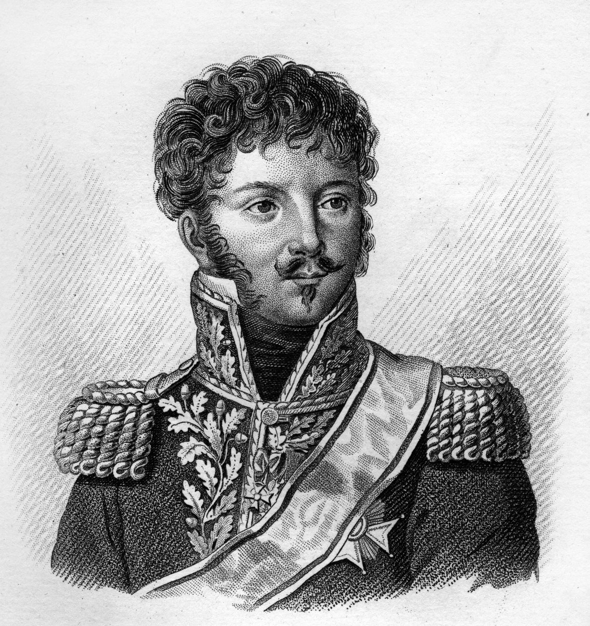 Louis Pierre de Montbrun (1770-1812) rytíř z Montbrunu a císařství, poté baron z Montbrunu a císařství, poté hrabě z Montbrun- Portréty francouzských generálů po vítězstvích a výbojích Francouzů““. Vyryl Ambroise Ta od Ambroise Tardieu