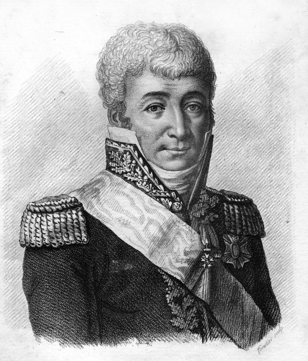 Pierre François Charles Augereau, vévoda z Castiglione (maršál Augereau) maršál Francie (Paříž od Ambroise Tardieu