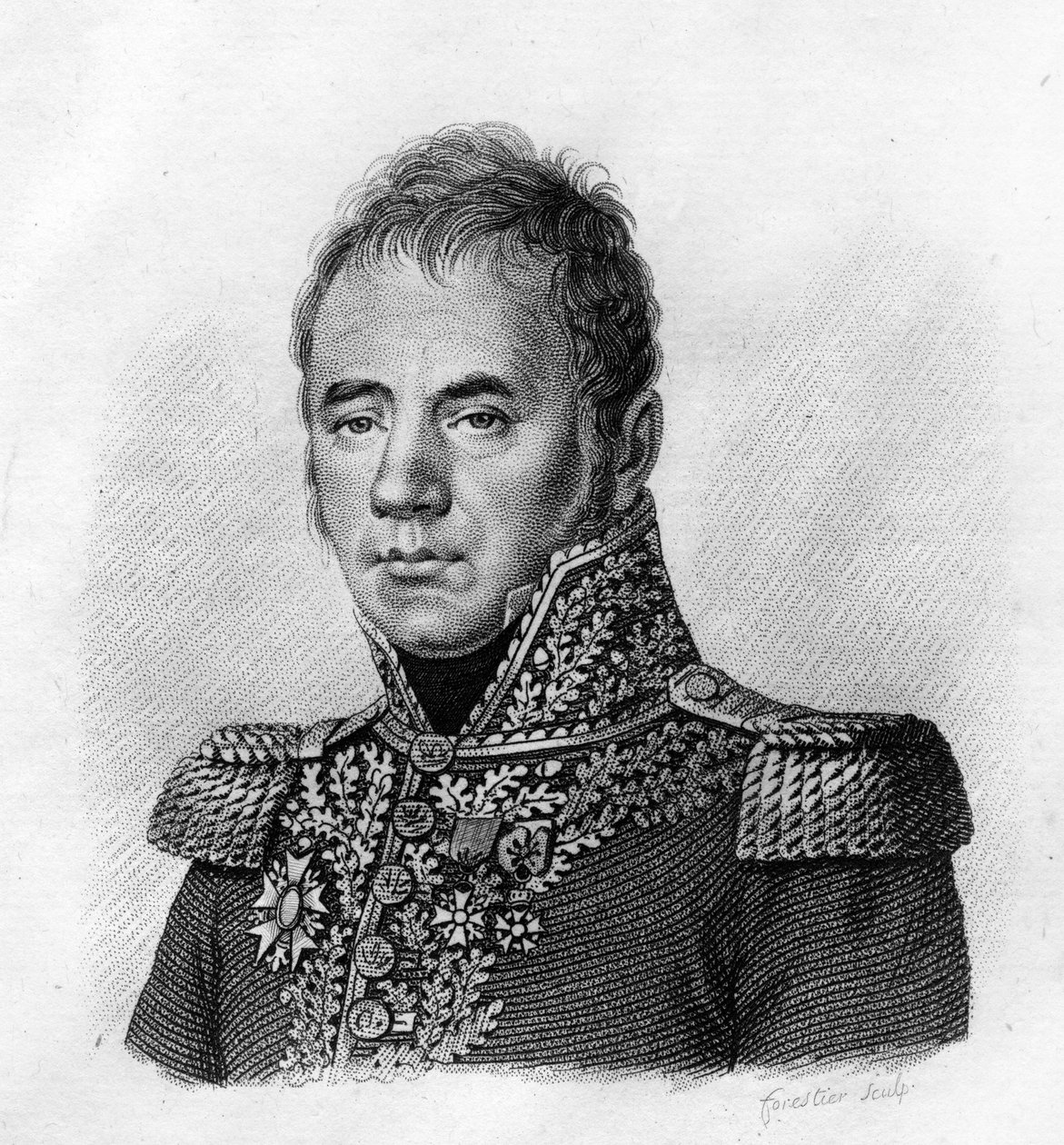 Pierre Joseph Habert (1773-1825) - v „“ Portréty francouzských generálů po vítězstvích a výbojích Francouzů““. Vyryl Ambroise Tardieu v roce 1818. Sbírka Stella. od Ambroise Tardieu