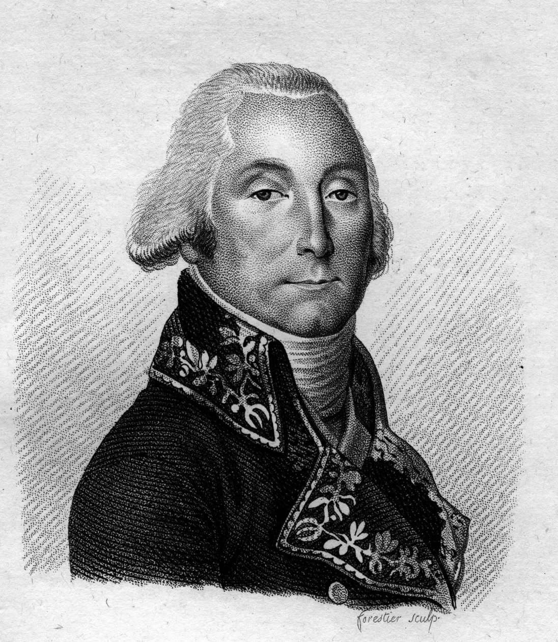 Portrét Oliviera Macouxe Rivauda de la Raffiniere (1766-1839). Generál a baron d