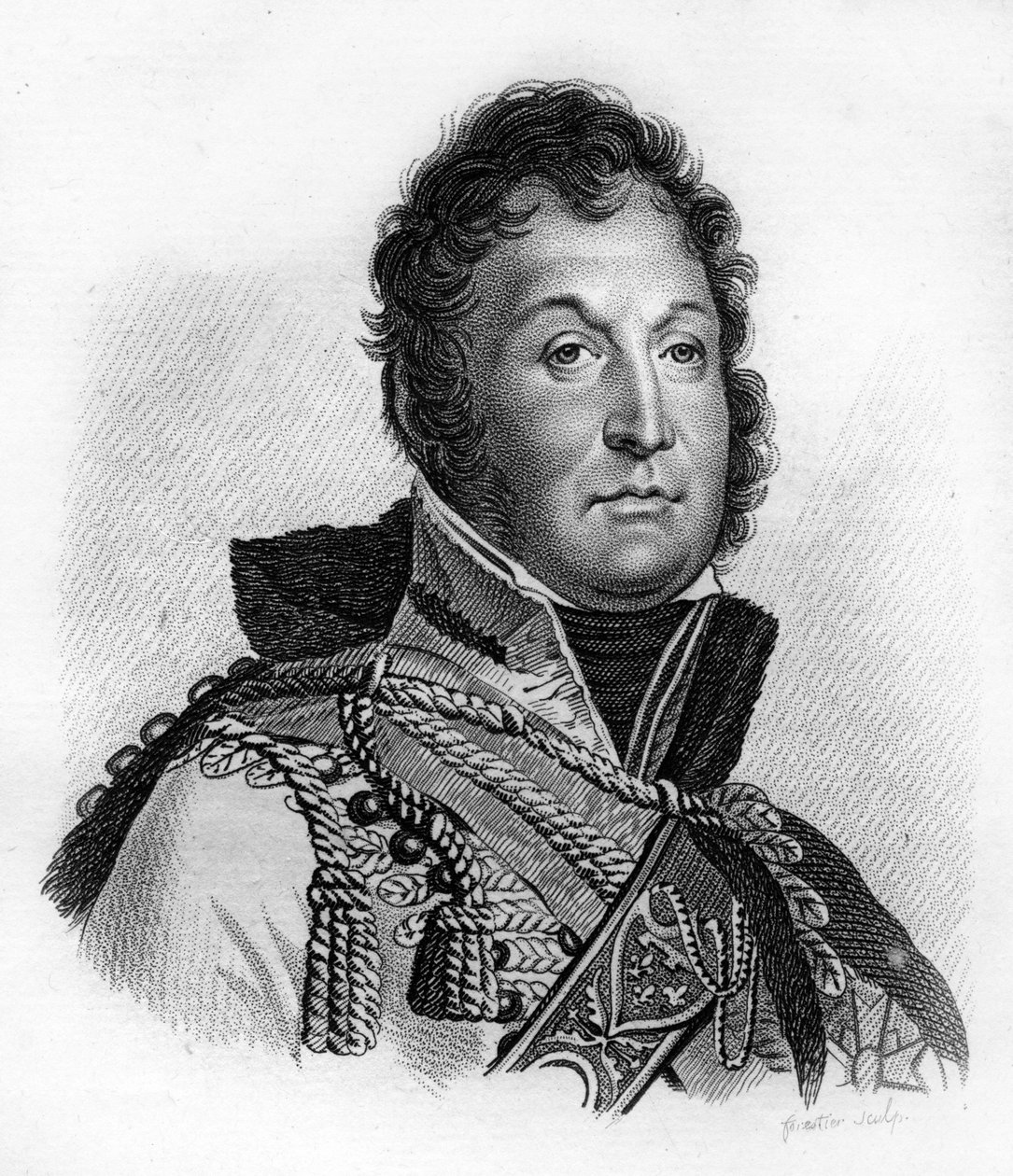 Vévoda z Orléans, který se stal Ludvíkem Filipem I. (1773-1850), králem Francouzů, - v „Portrétech francouzských generálů po vítězstvích a výbojích Francouzů““. Vyryl Ambroise Tardieu v roce 1818. Sbírka Stella. od Ambroise Tardieu