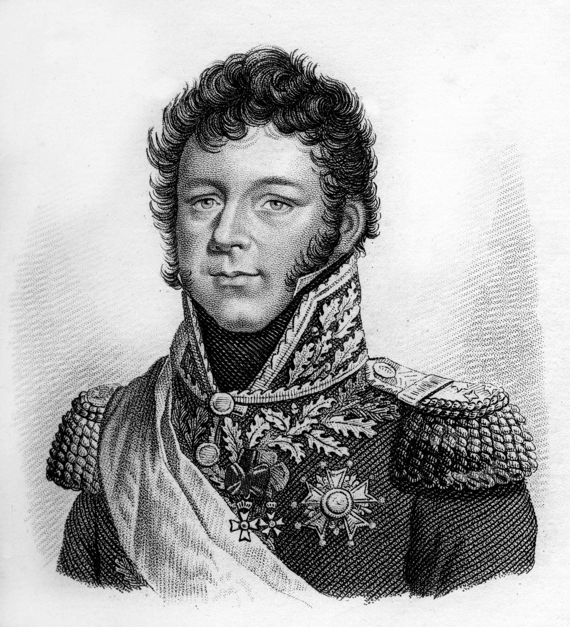 portrét generála Nicolase Josepha Maisona 1771-1840.- v „“ Portréty francouzských generálů po vítězstvích a výbojích Francouzů““. Vyryl Ambroise Tardieu v roce 1818. Sbírka Stella. od Ambroise Tardieu