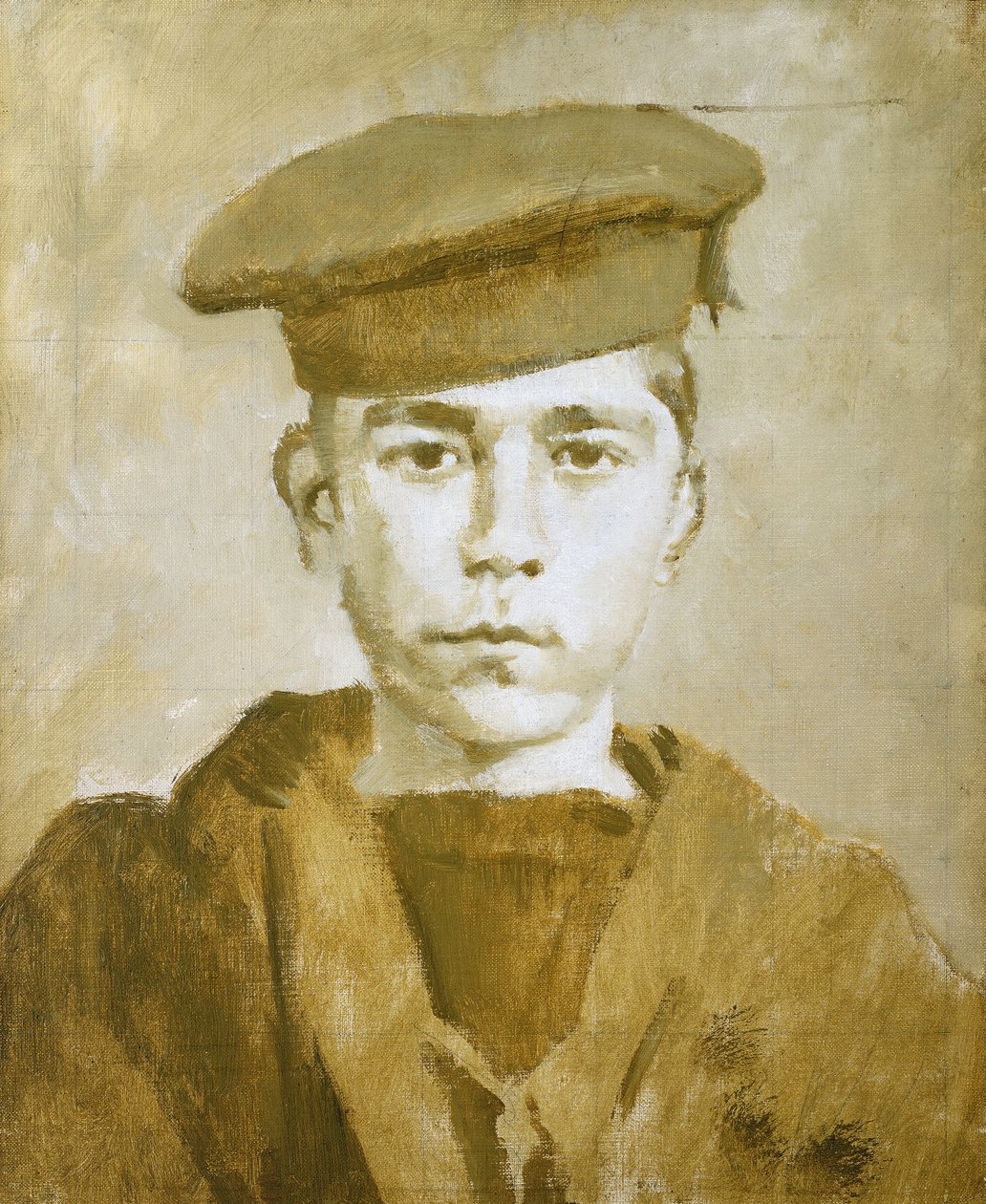 John Travers Cornwell, Chlapec 1. třídy (1900-1916), 20. století (olej) od Ambrose McEvoy