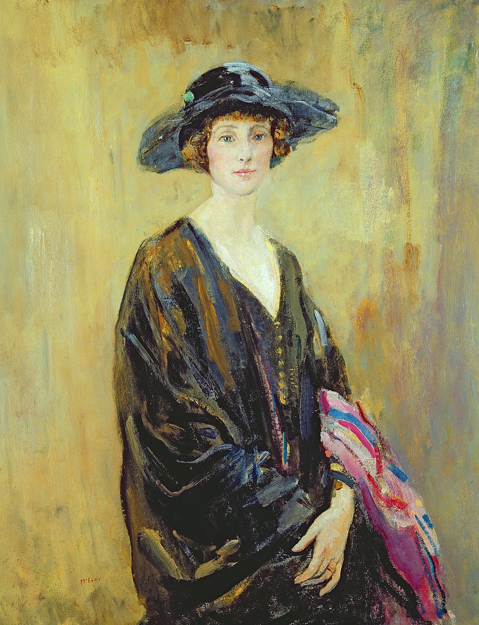 Portrét Dorothy Una Ratcliffe (1891-1967) (olej na plátně) od Ambrose McEvoy