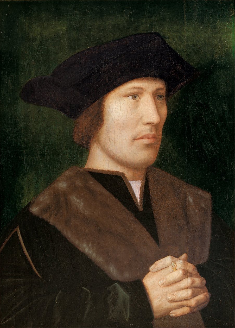 Muž se modlí od Ambrosius Benson