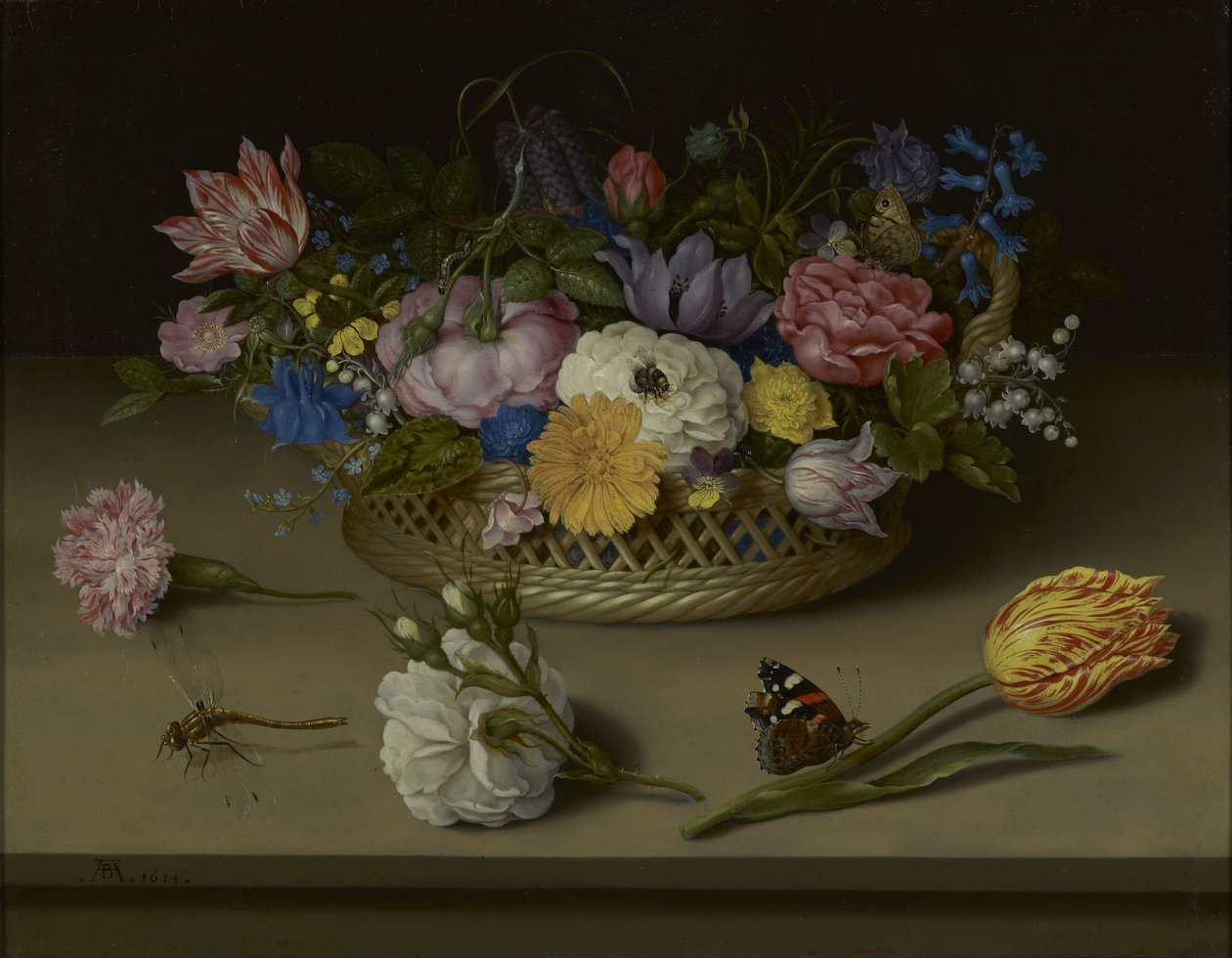 Květinové zátiší od Ambrosius the Elder Bosschaert