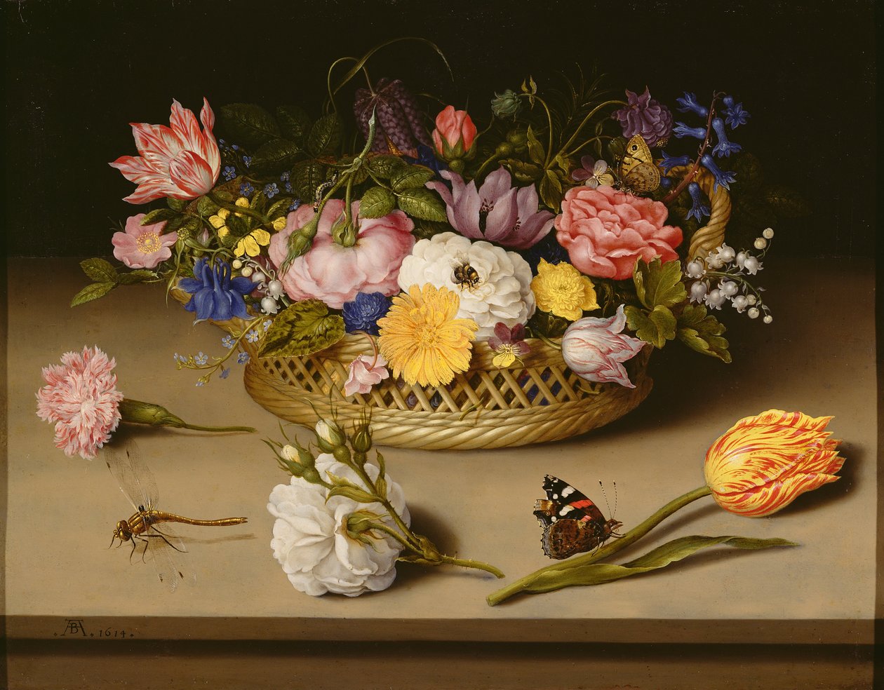 Květinové zátiší od Ambrosius the Elder Bosschaert