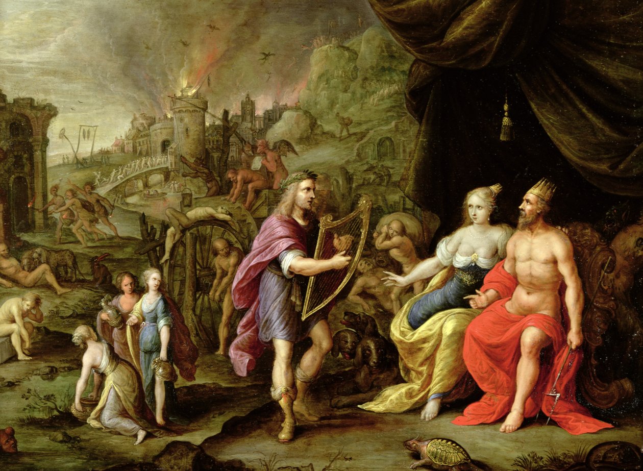 Orfeus v podsvětí od Ambrosius the Elder Francken or Franck