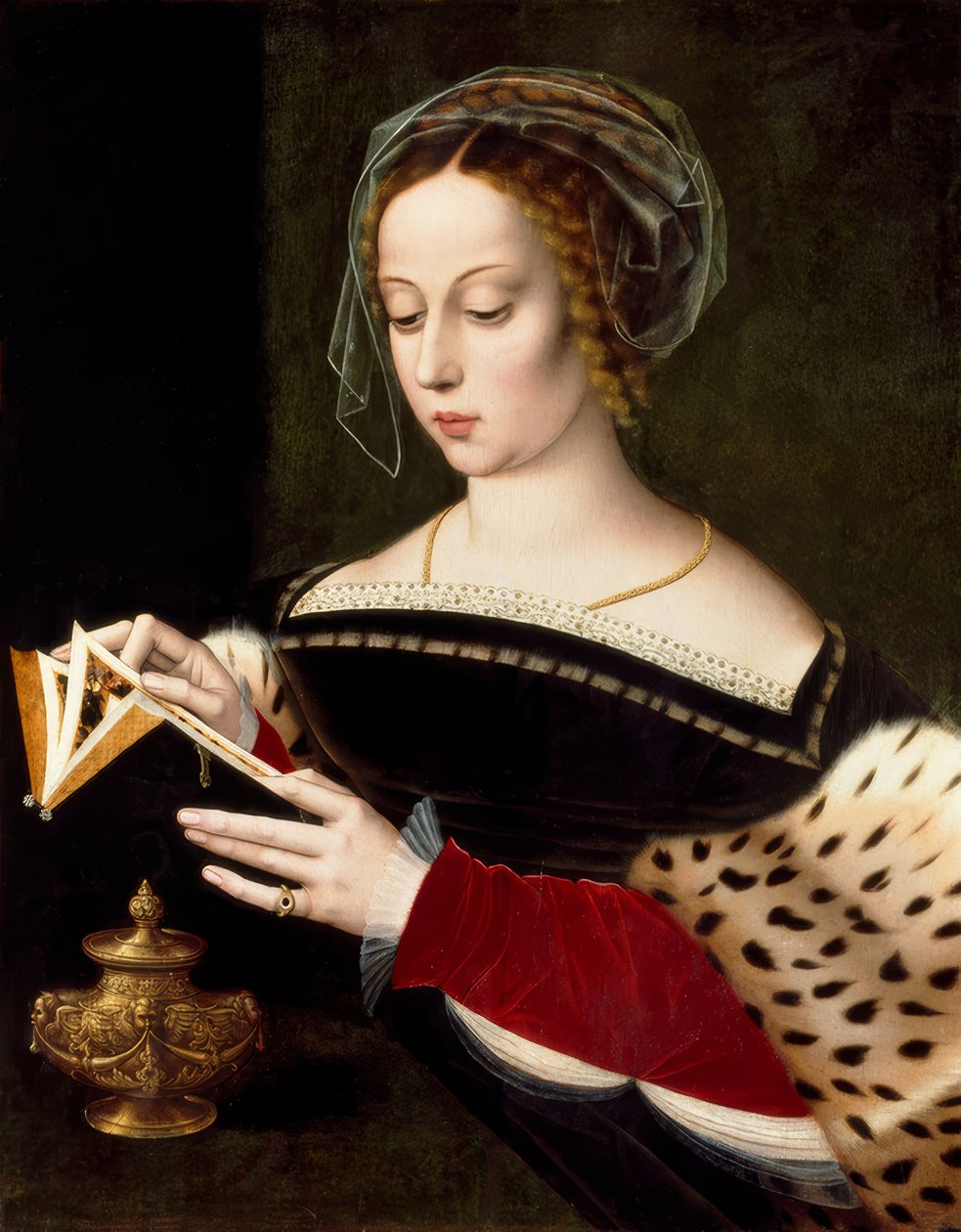Die lesende Maria Magdalena od Ambrosius Benson