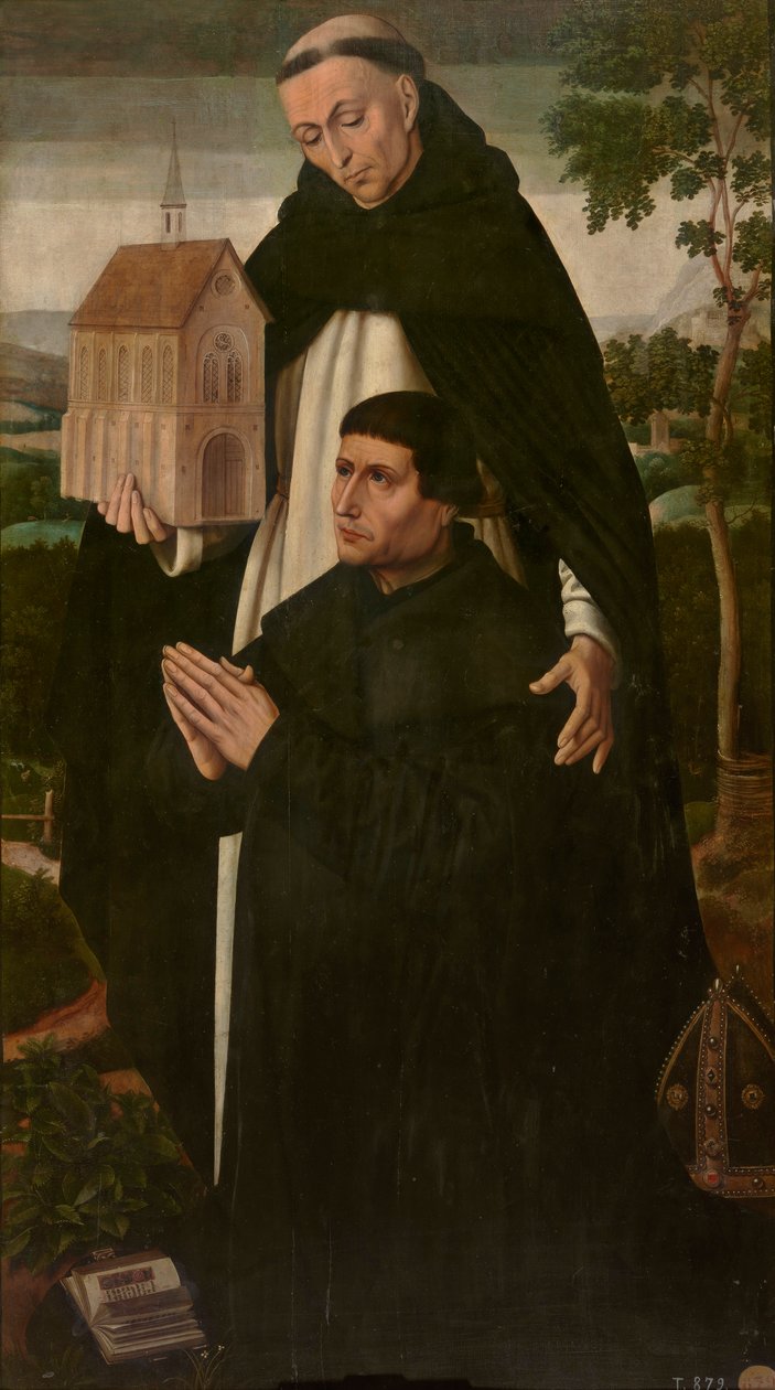 Svatý Tomáš a dárce od Ambrosius Benson