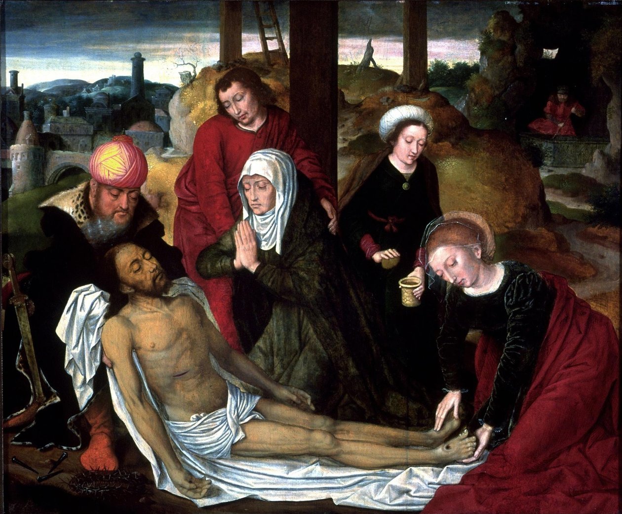 Nářek nad mrtvým Kristem od Ambrosius Benson