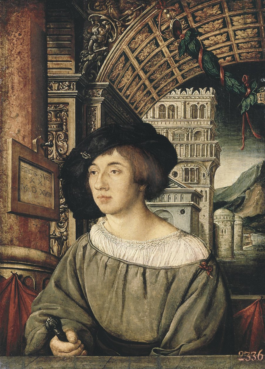 Portrét mladého muže od Ambrosius Holbein