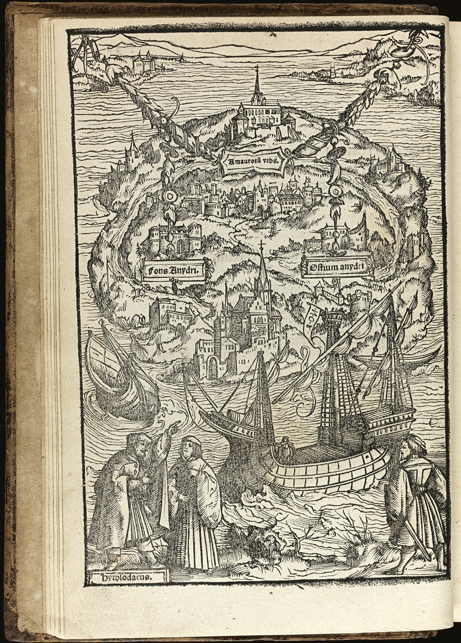 Utopie Thomas More par Holbein, Ambrosius (1494-cca 1520) od Ambrosius Holbein