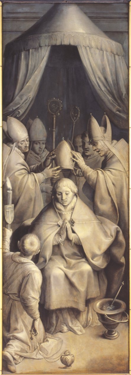 Požehnání od svatého Eligia (olej na desce) od Ambrosius the Elder Francken or Franck
