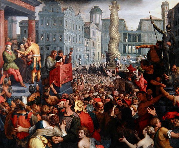 The Judgment of Zaleucus, c.1606 (olej na panelu) od Ambrosius the Elder Francken or Franck