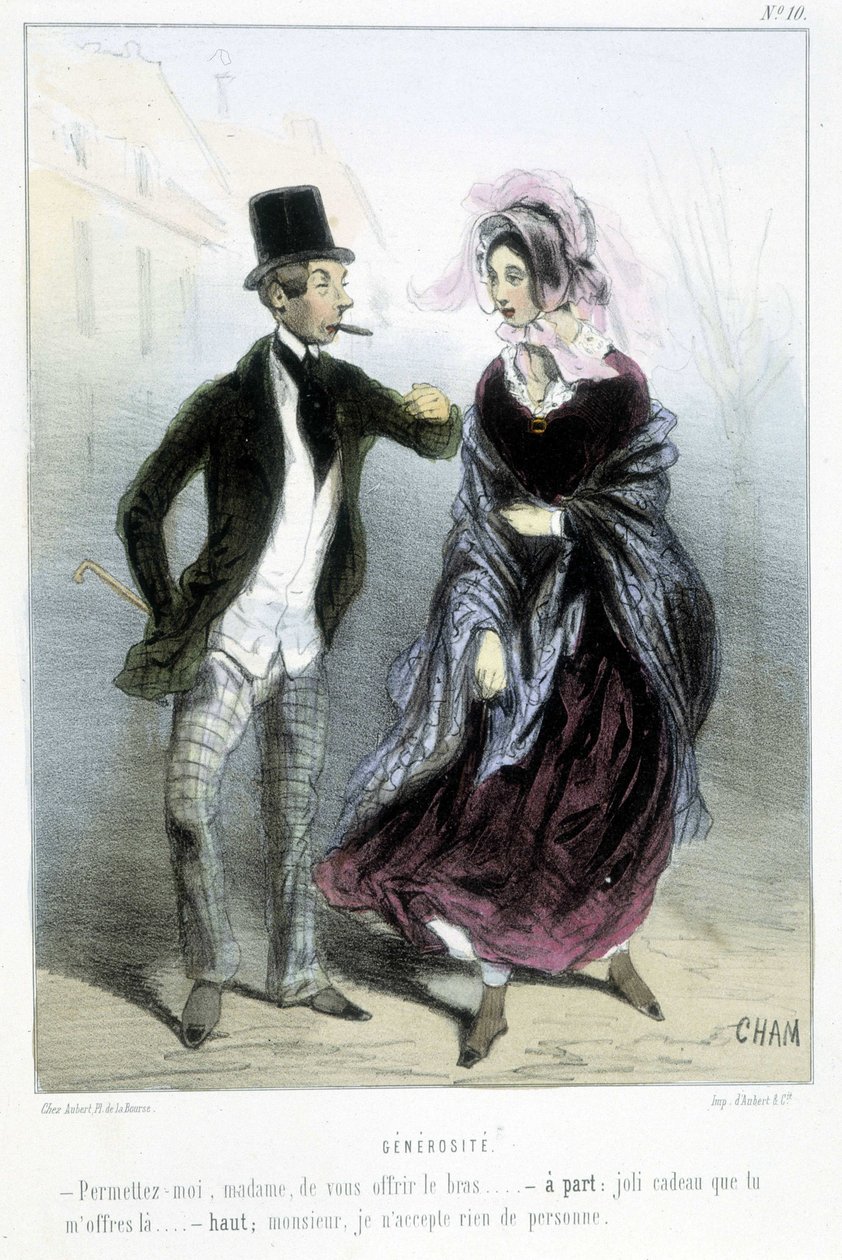 Velkorysost – v „“Madleines““ od Chama, v. 1870-1880 od Amédée de Noé