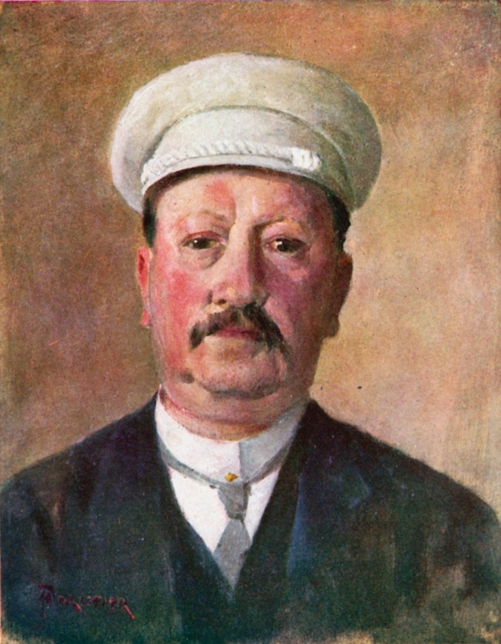 Vlámský měšťan (barevná litografie) od Amedee (after) Forestier