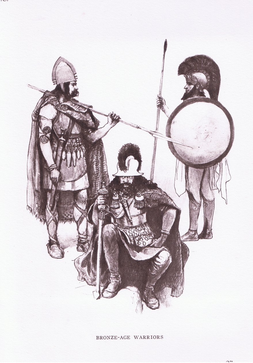 Válečníci z doby bronzové, ilustrace z knihy The Roman Soldier