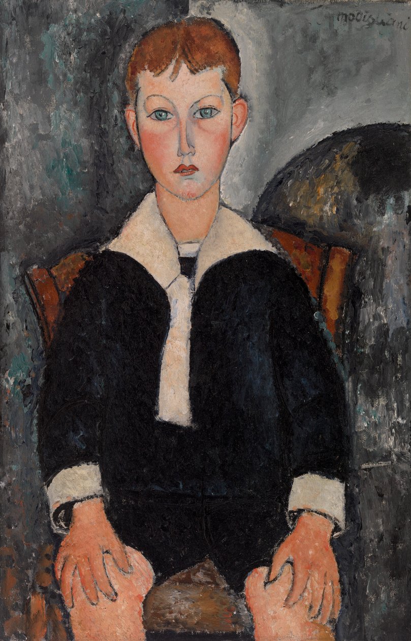 Chlapec v námořnickém obleku od Amedeo Modigliani