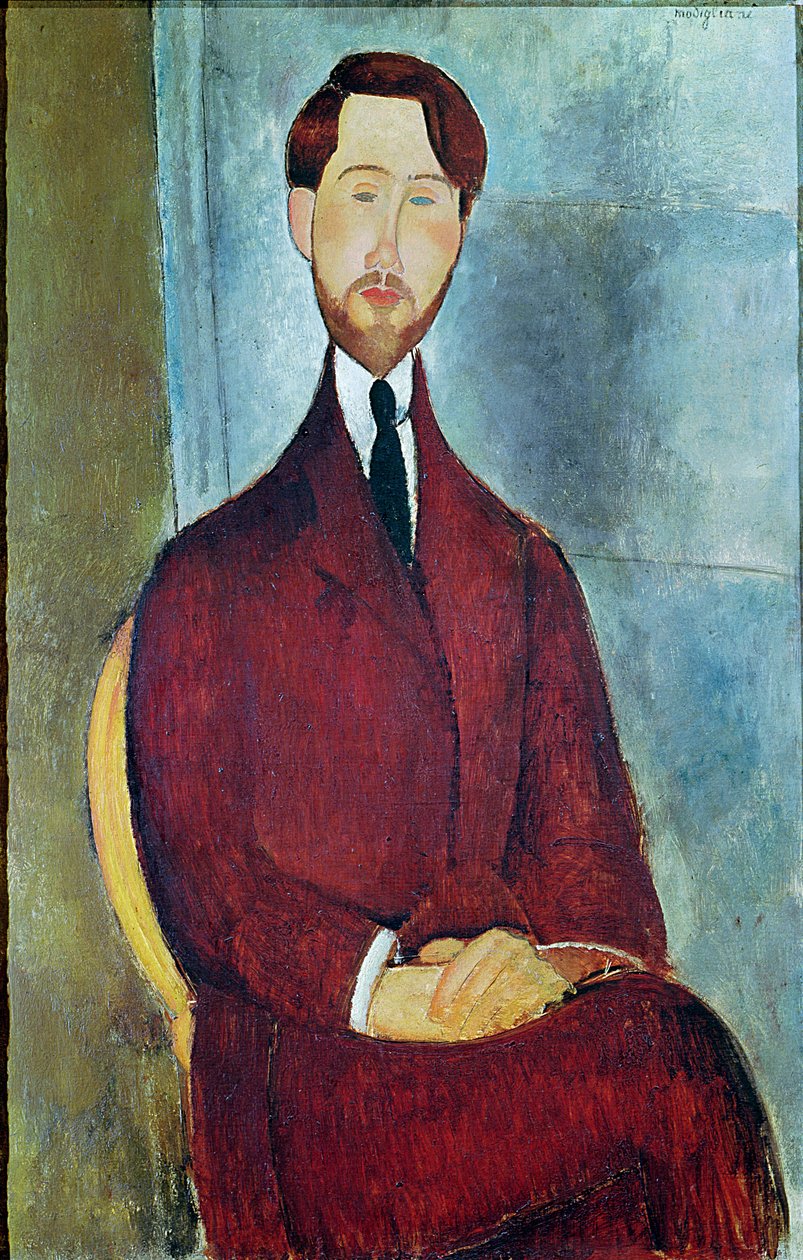Leopold Zborowski, 1917 od Amedeo Modigliani