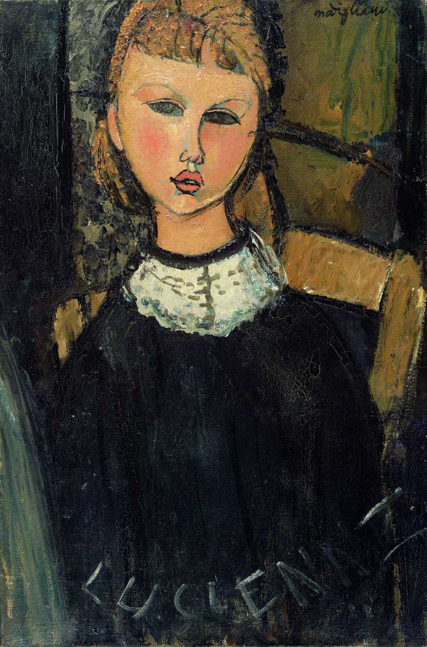 Lucienne, kolem 1916-17 od Amedeo Modigliani