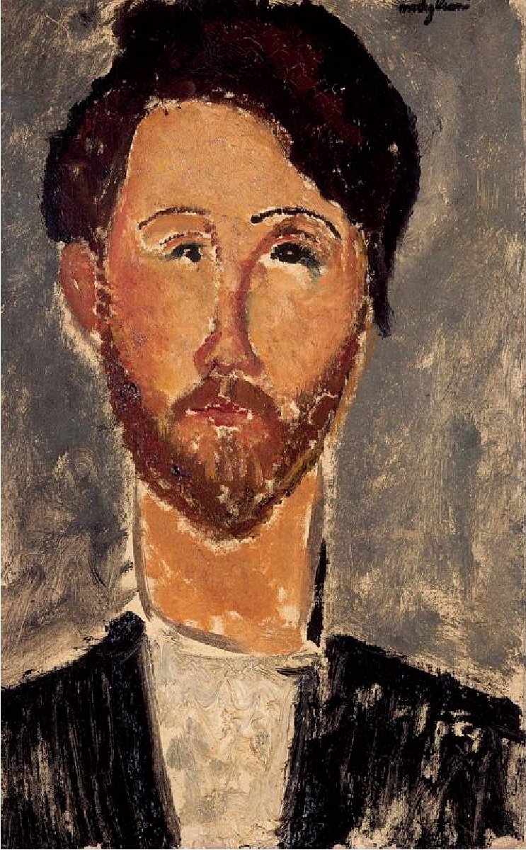Portrét Leopolda Zborowského od Amedeo Modigliani