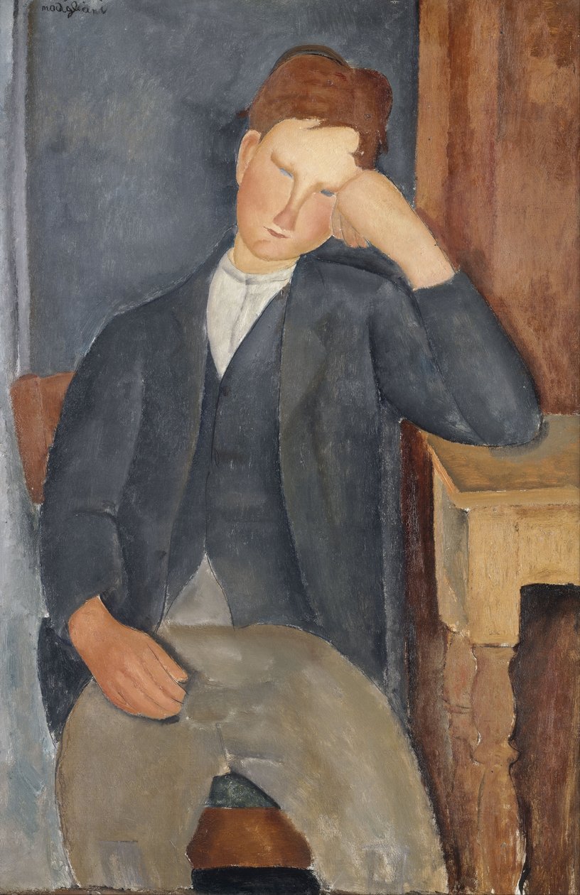 Mladý učeň od Amedeo Modigliani