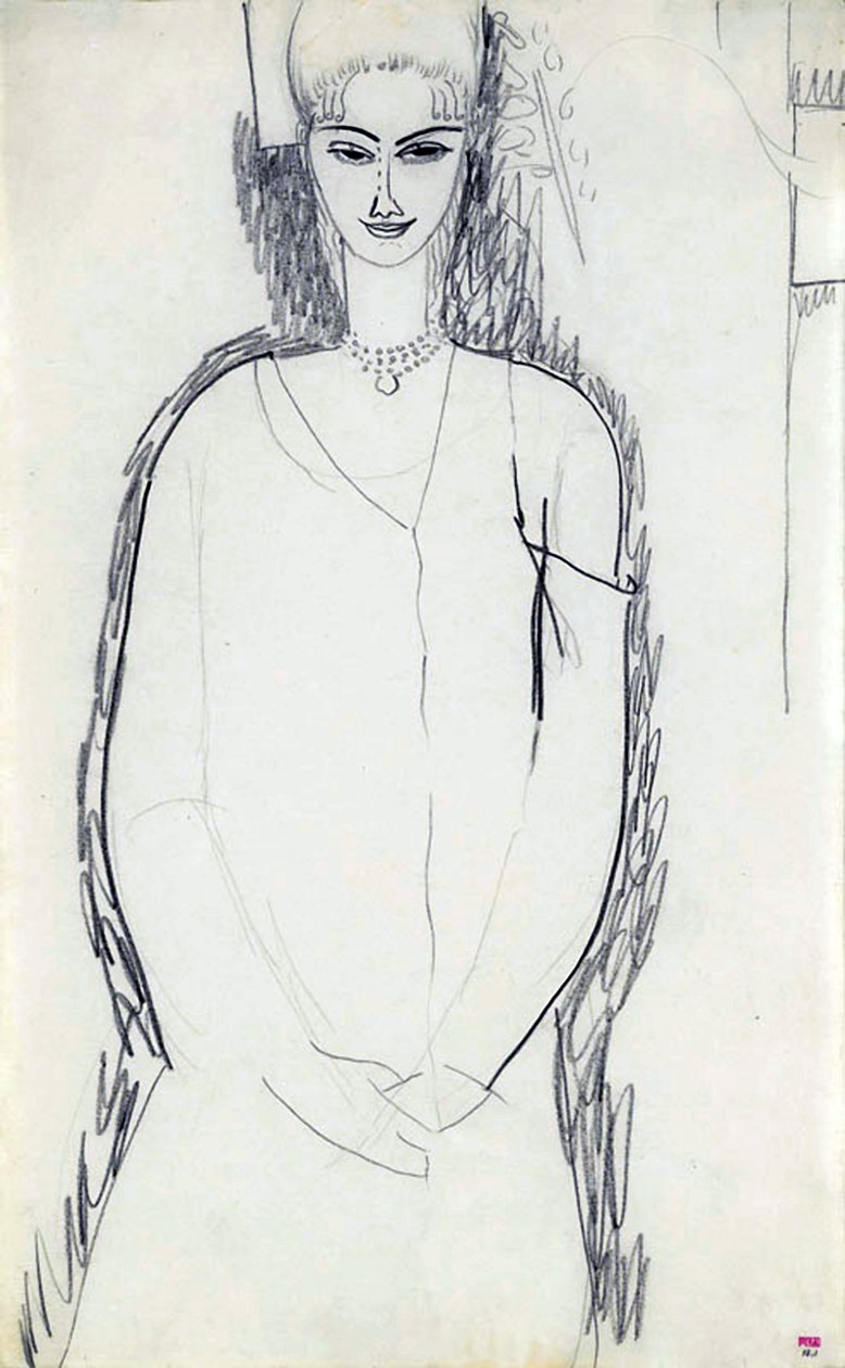 Anna Ekmatová, ೧೯೧೧ od Amedeo Modigliani