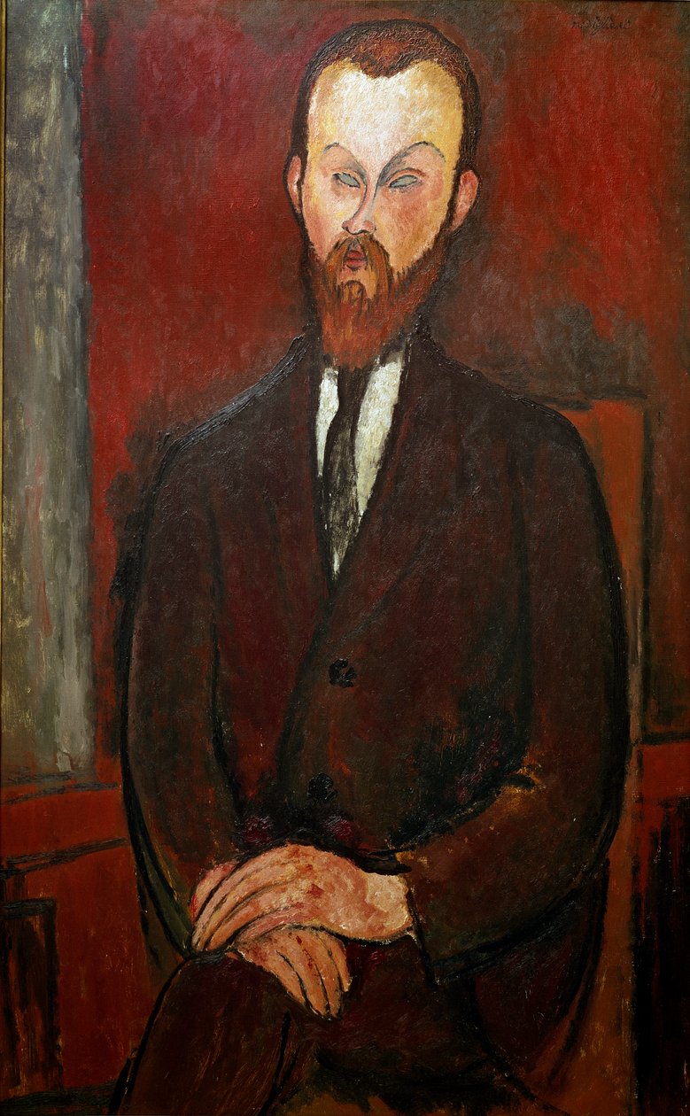 hrabě Wielhorski. Obraz od Amedea Modiglianiho od Amedeo Modigliani