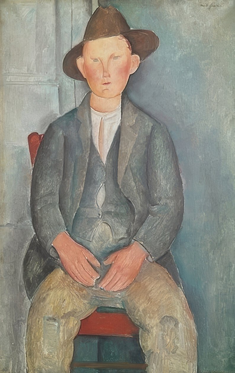 Malý farmář. Kolem roku 1918 od Amedeo Modigliani