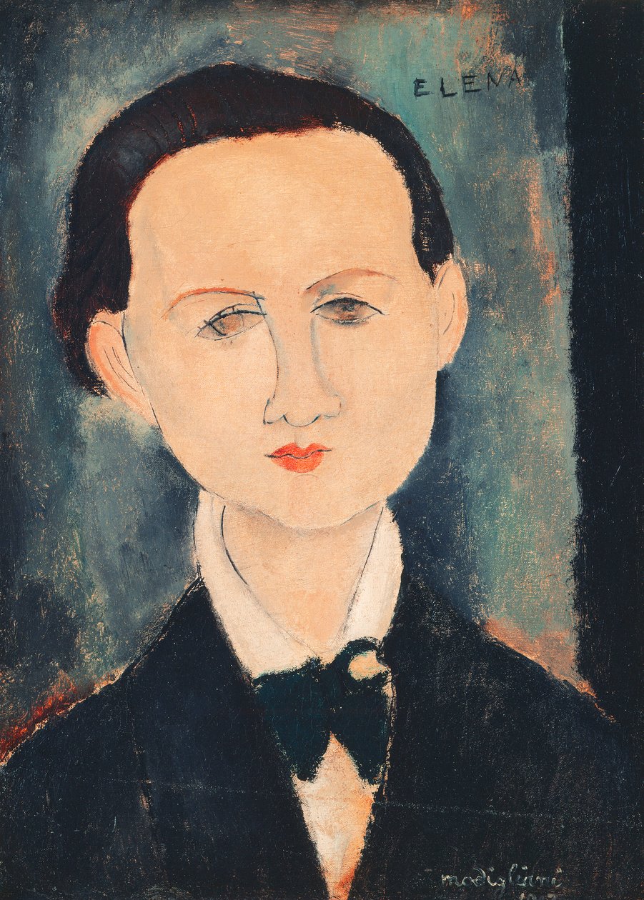 Elena Povolozky, 1917 od Amedeo Modigliani