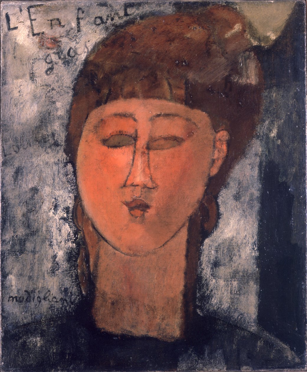 tlusté dítě od Amedeo Modigliani