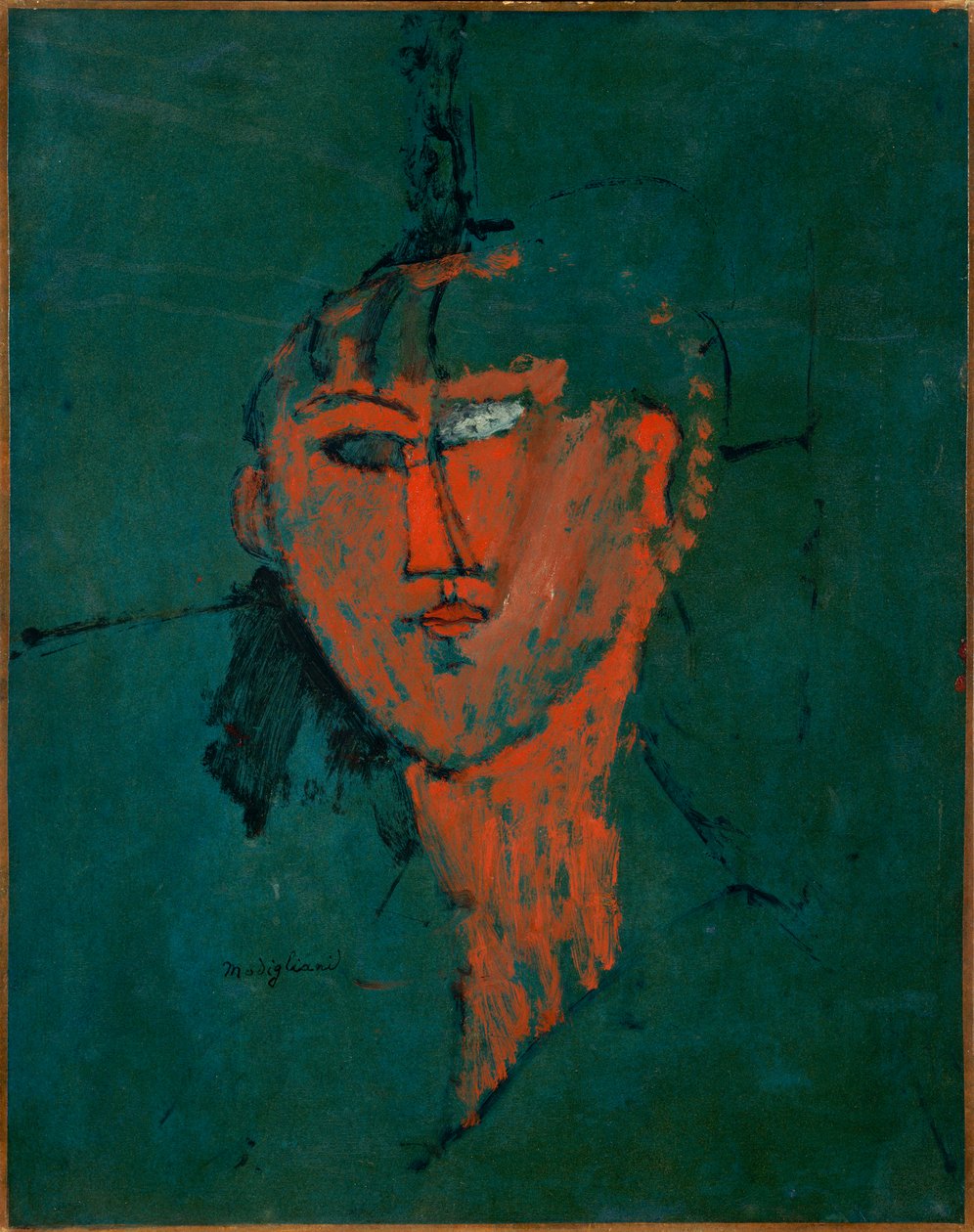Francouzsky: Tête rouge od Amedeo Modigliani