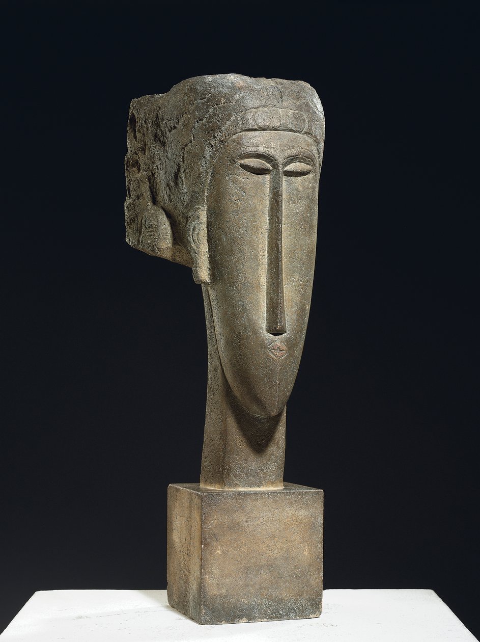 Hlava od Amedeo Modigliani
