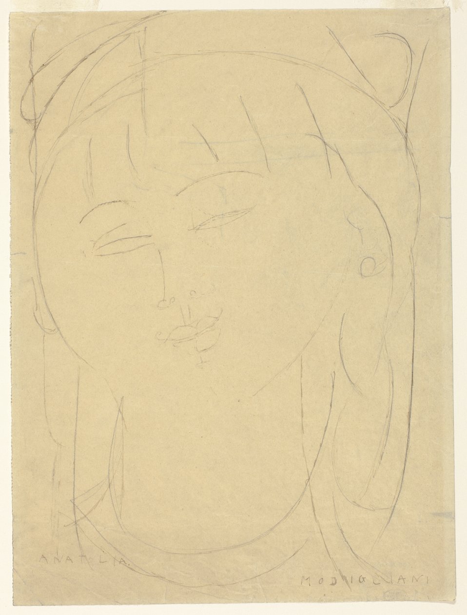 Vedoucí Anatolie od Amedeo Modigliani