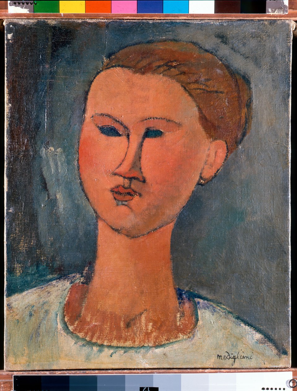 Hlava mladé dámy od Amedeo Modigliani