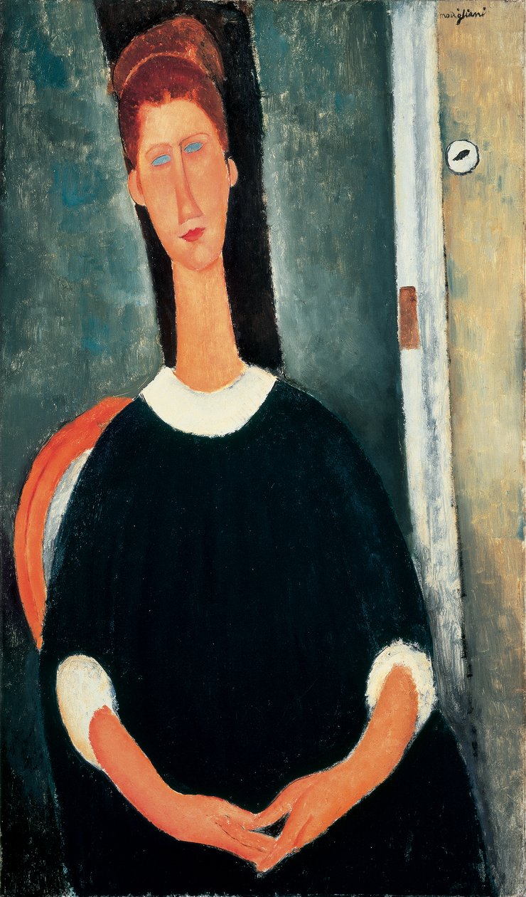 Jeanne Hébuterne (olej na plátně) od Amedeo Modigliani