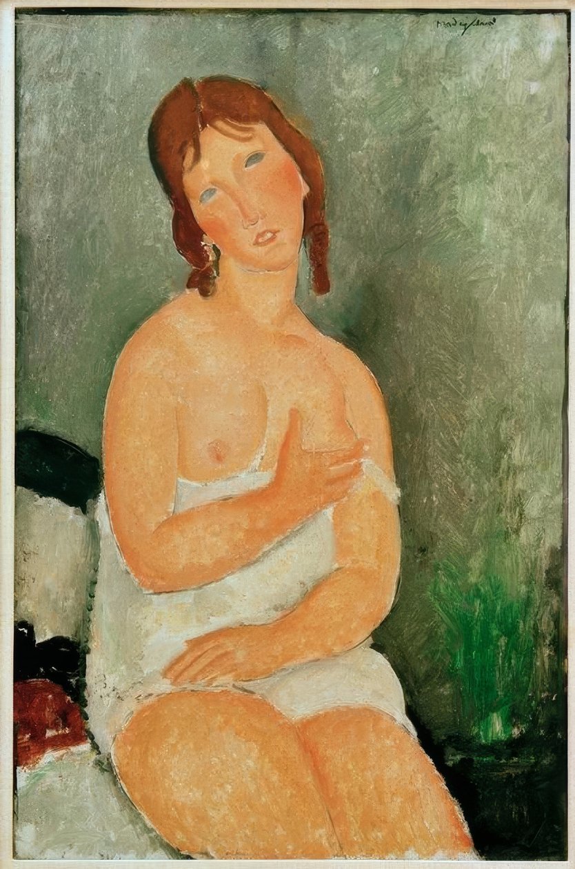 Sedící mladá žena od Amedeo Modigliani