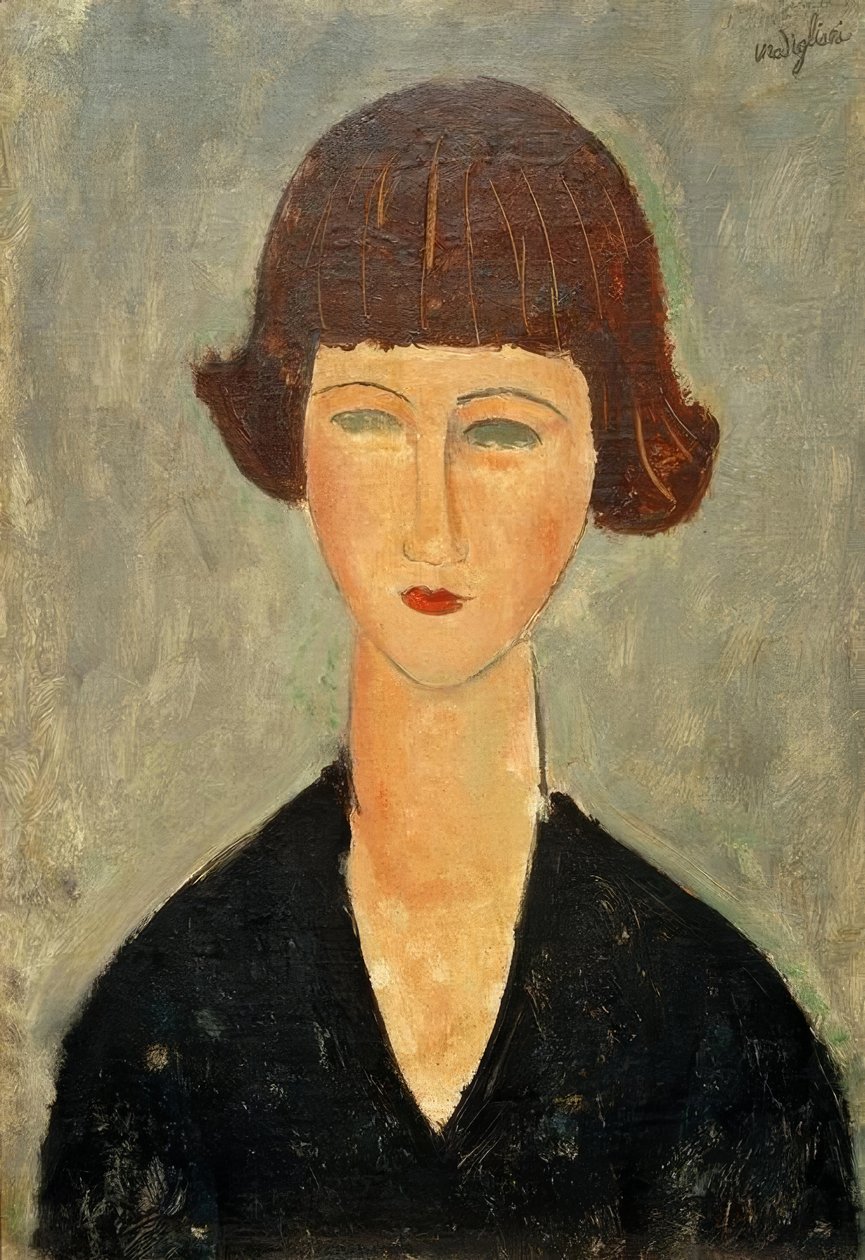 Mladá brunetka od Amedeo Modigliani