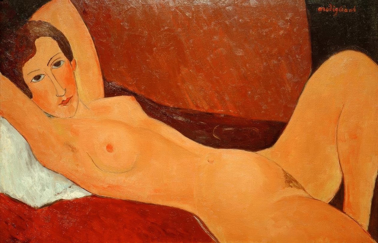 Ležící akt (Céline Howard) od Amedeo Modigliani