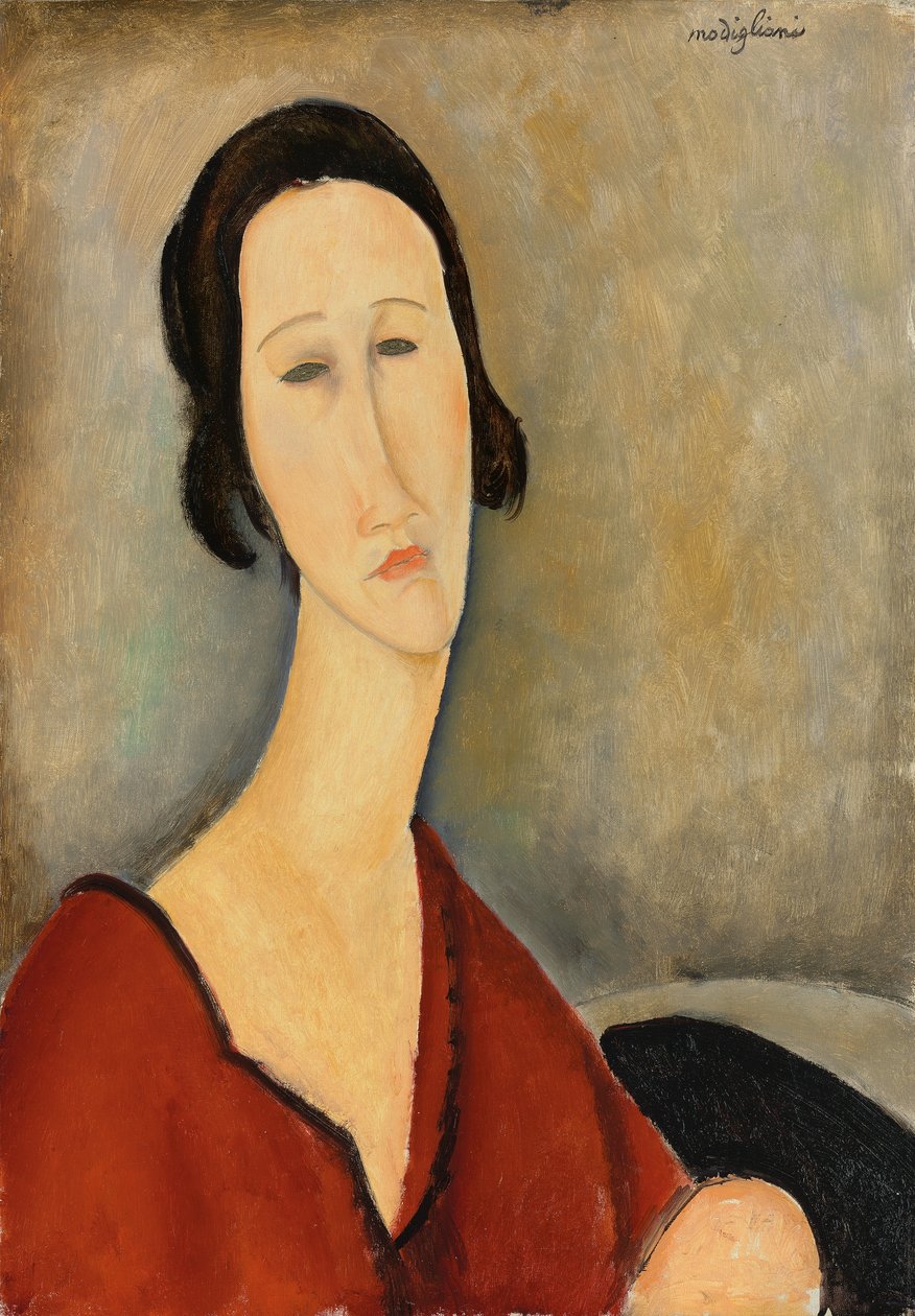 Madame Hanka Zborowska, 1917 od Amedeo Modigliani