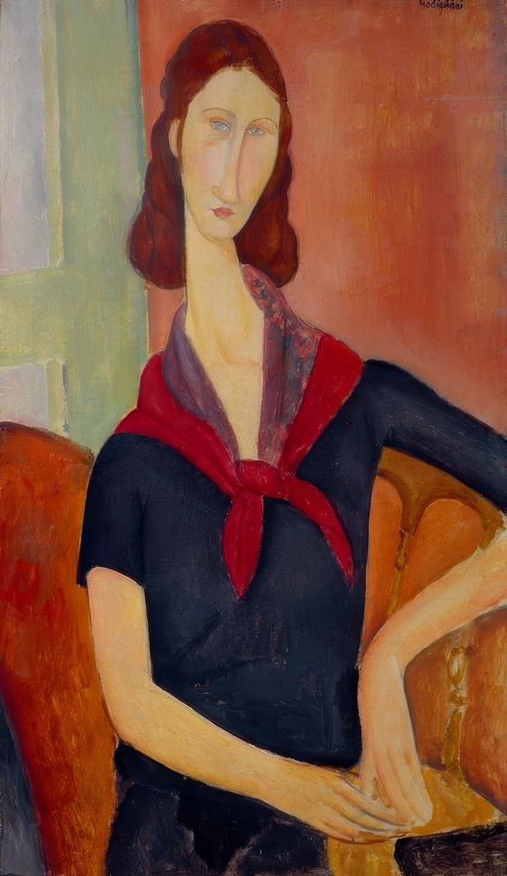 Portrét Jeanne Hébuterne od Amedeo Modigliani