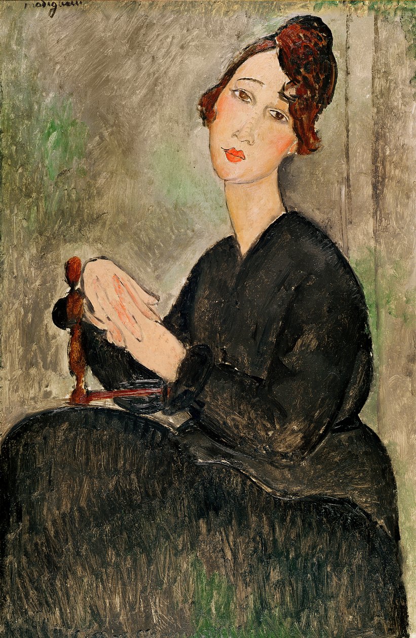 Portrét Dedie Hayden, 1918 od Amedeo Modigliani