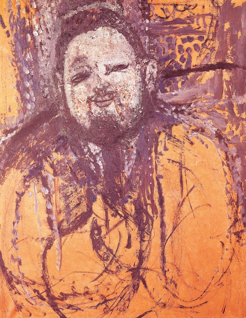 Portrét Diega Rivery od Amedea Modiglianiho (1884-1920), olej a tempera na plátně od Amedeo Modigliani