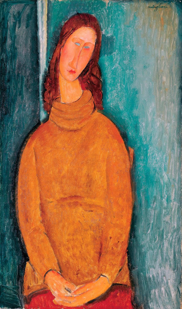 Portrét Jeanne Hébuterne, 1919 od Amedeo Modigliani