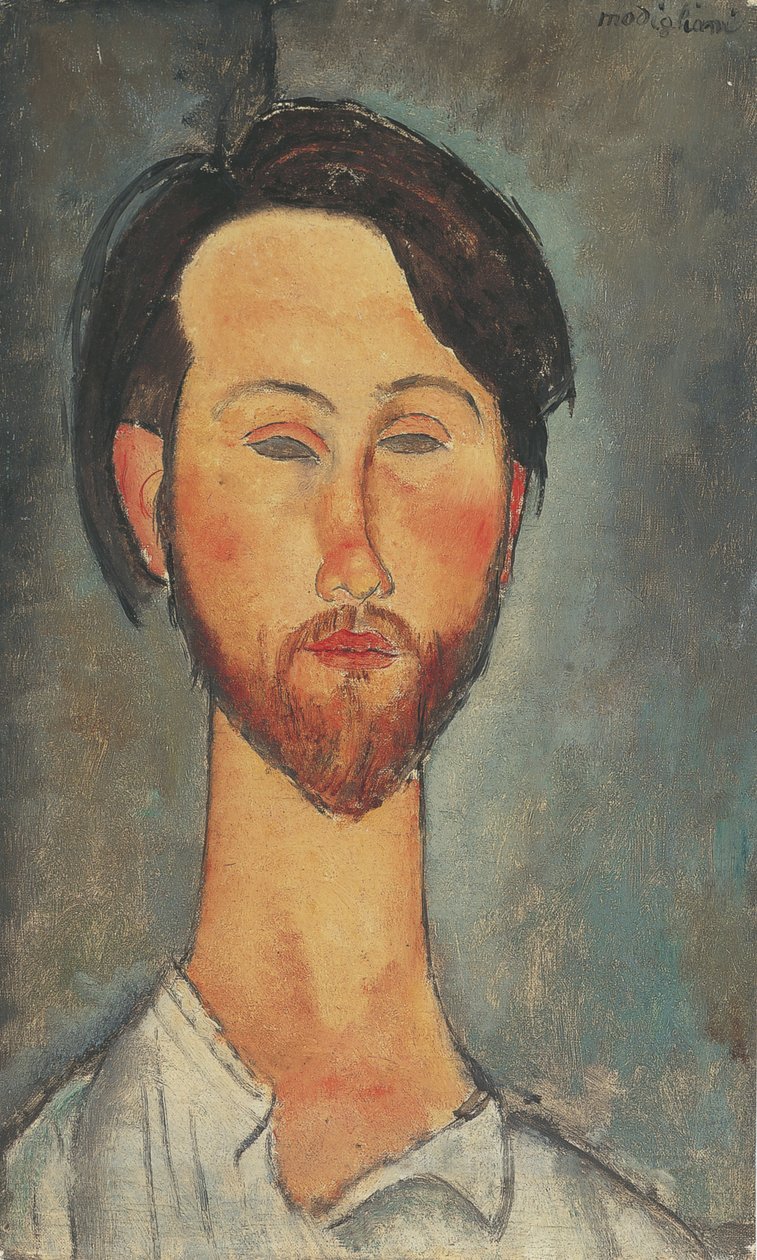 Portrét Léopolda Zborowského 1889-1932, 1918. od Amedeo Modigliani