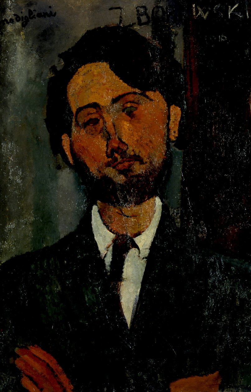 Portrét Léopolda Zborowského, 1916 od Amedeo Modigliani